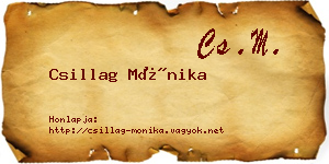 Csillag Mónika névjegykártya
